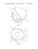 SELECTIVELY LIGHTENED WOOD-TYPE GOLF CLUB HEAD diagram and image