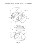 SELECTIVELY LIGHTENED WOOD-TYPE GOLF CLUB HEAD diagram and image