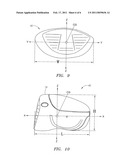 SELECTIVELY LIGHTENED WOOD-TYPE GOLF CLUB HEAD diagram and image