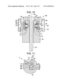 DEFLECTED BEARING SHIELD AS A BEARING SEAL FOR A PULLEY ASSEMBLY AND METHOD OF ASSEMBLY diagram and image