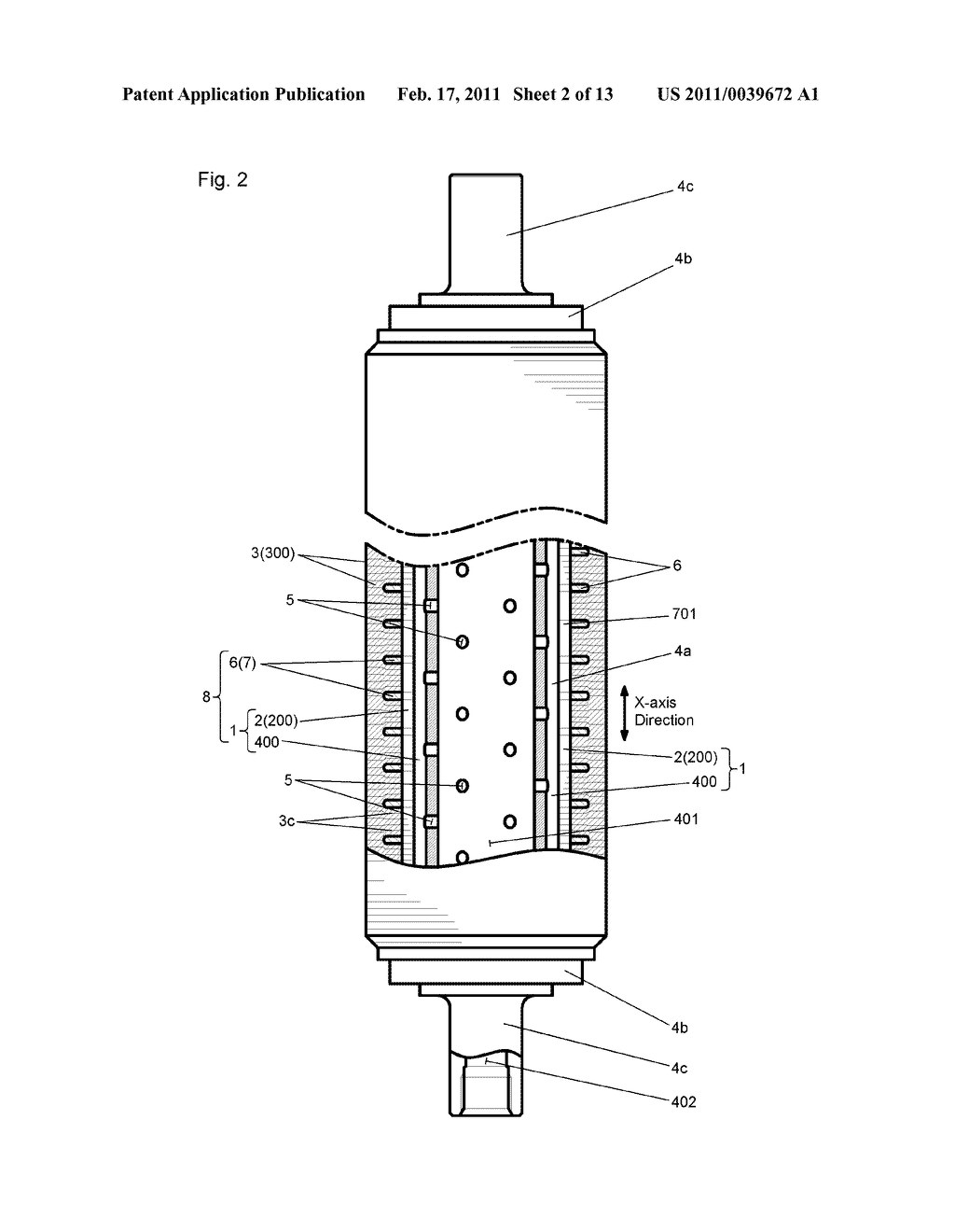 FUNCTIONAL ROLL INCORPORATING A STRUCTURE OF A LATTICE-SHAPED FLUID (GAS-LIQUID) GUIDEPATH - diagram, schematic, and image 03