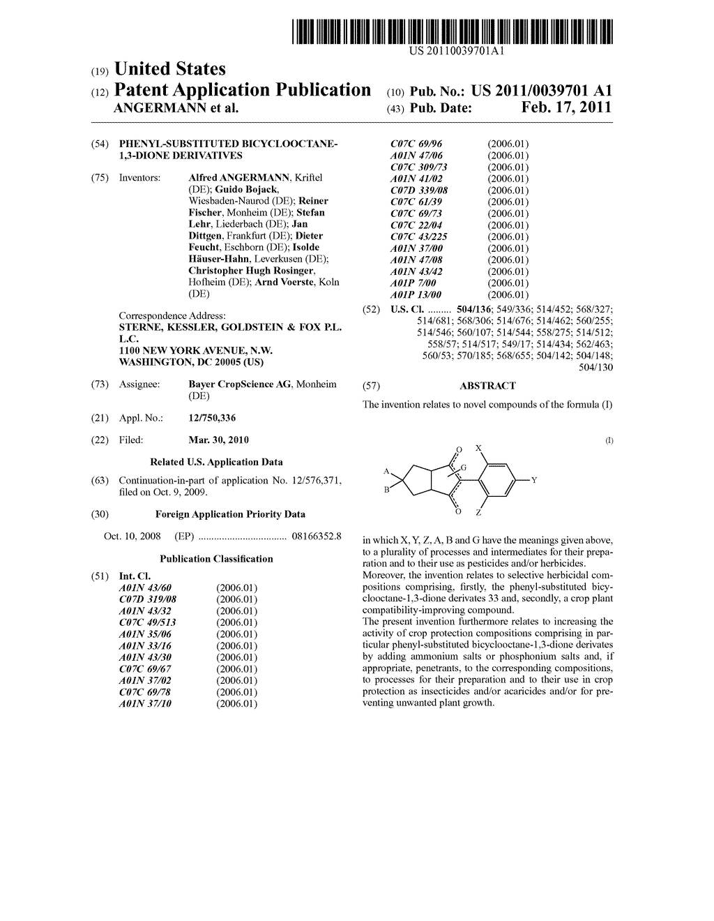 Phenyl-substituted Bicyclooctane-1,3-dione Derivatives - diagram, schematic, and image 01