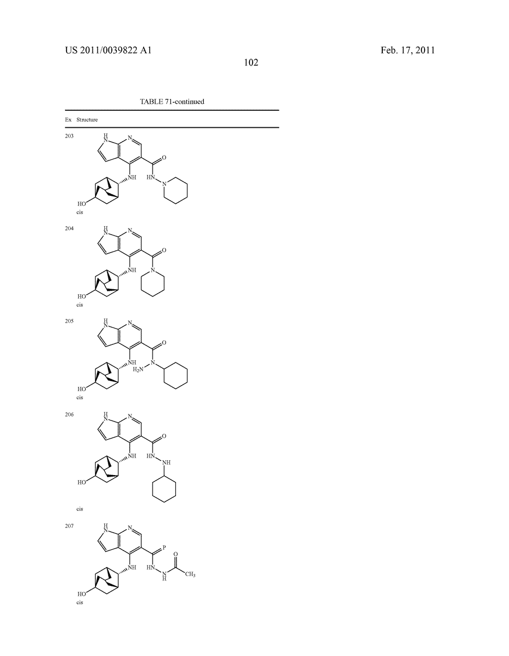 HETEROCYCLIC JANUS KINASE 3 INHIBITORS - diagram, schematic, and image 103