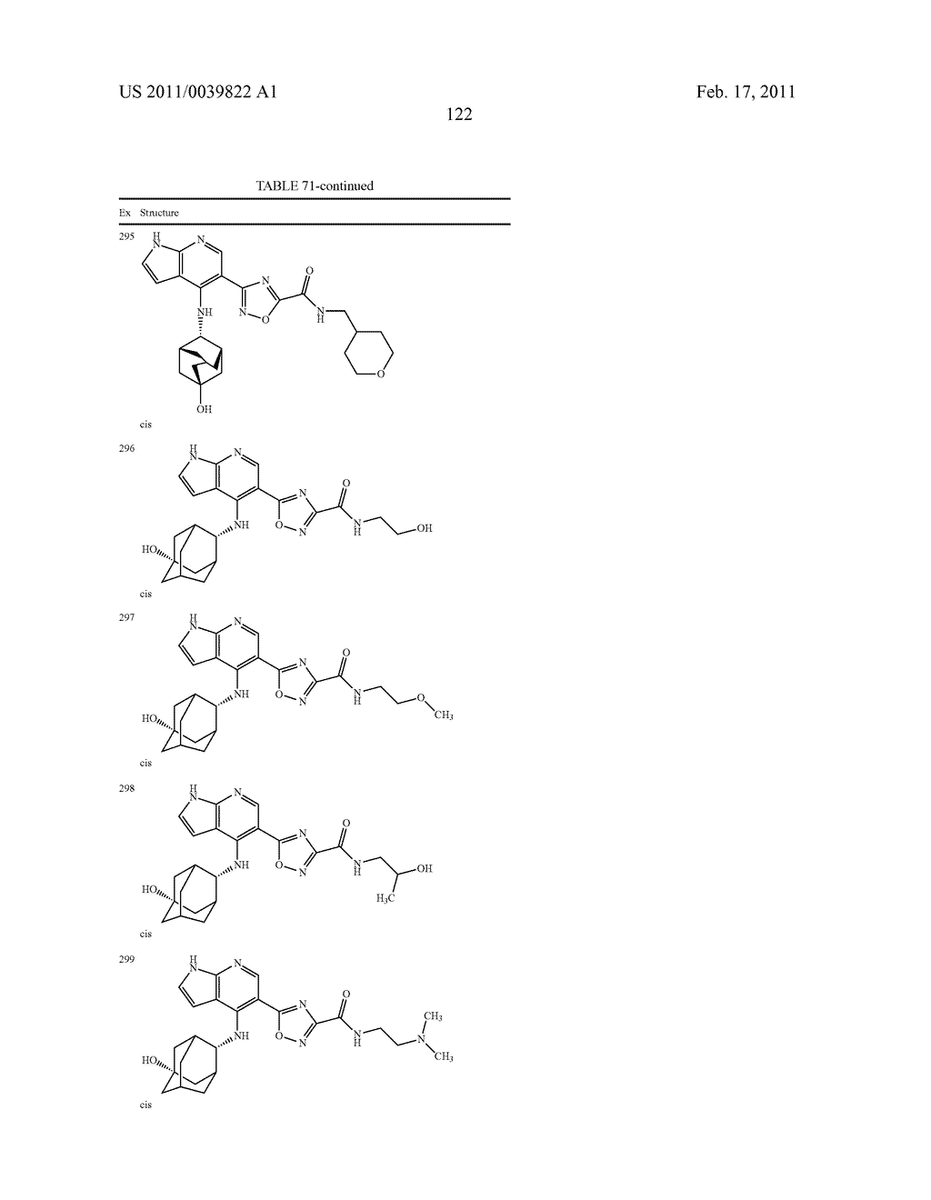 HETEROCYCLIC JANUS KINASE 3 INHIBITORS - diagram, schematic, and image 123