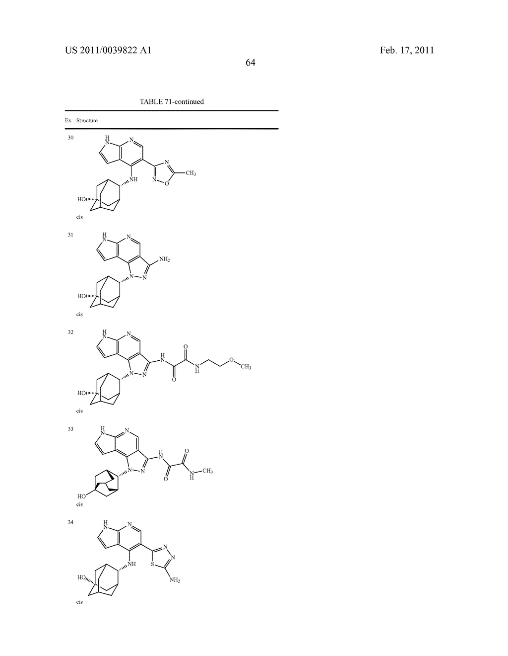 HETEROCYCLIC JANUS KINASE 3 INHIBITORS - diagram, schematic, and image 65