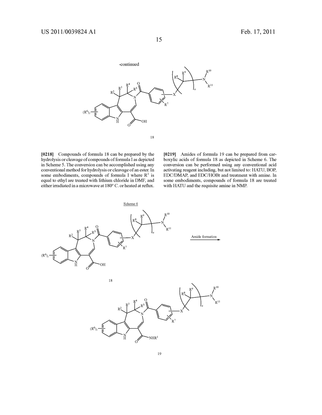 1,2,3,6-tetrahydroazepino[4,5-b]indole-5-carboxylate nuclear receptor inhibitors - diagram, schematic, and image 16