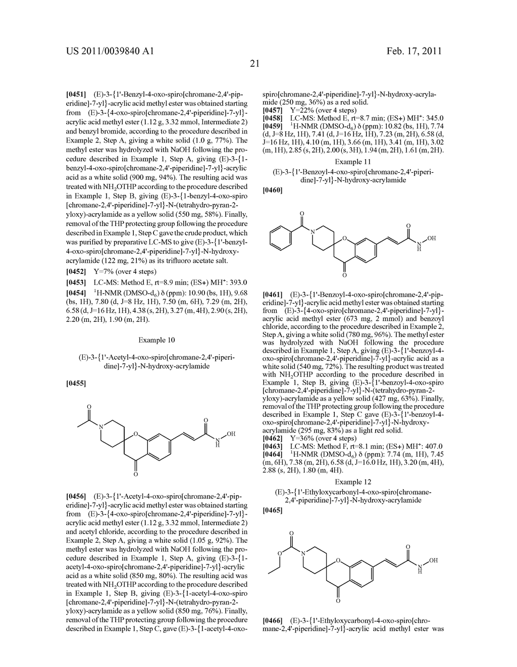 SPIROCYCLIC DERIVATIVES AS HISTONE DEACETYLASE INHIBITORS - diagram, schematic, and image 22