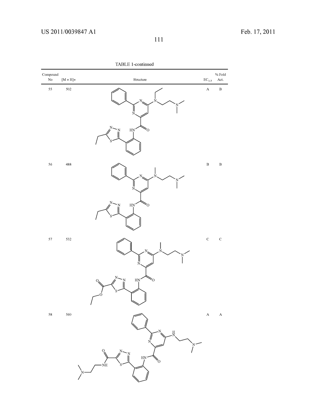 AMIDE DERIVATIVES AS SIRTUIN MODULATORS - diagram, schematic, and image 112