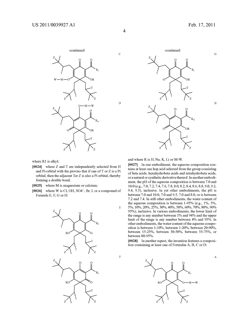 COMPOSITIONS COMPRISING AND PROCESSES FOR PRODUCING INORGANIC SALTS OF HOP ACIDS - diagram, schematic, and image 05