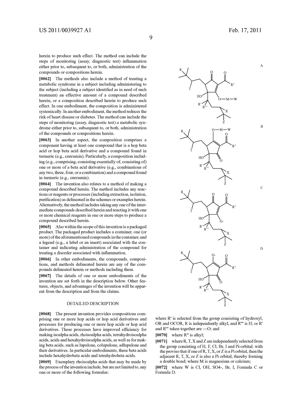 COMPOSITIONS COMPRISING AND PROCESSES FOR PRODUCING INORGANIC SALTS OF HOP ACIDS - diagram, schematic, and image 10