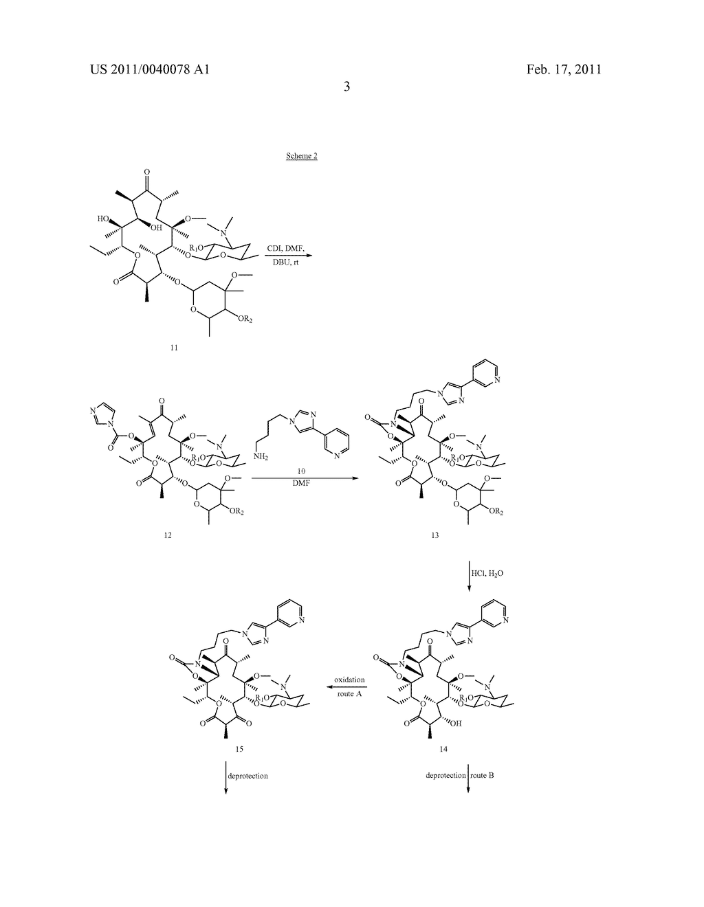 PROCESS FOR THE PRODUCTION OF TELITHROMYCIN - diagram, schematic, and image 08