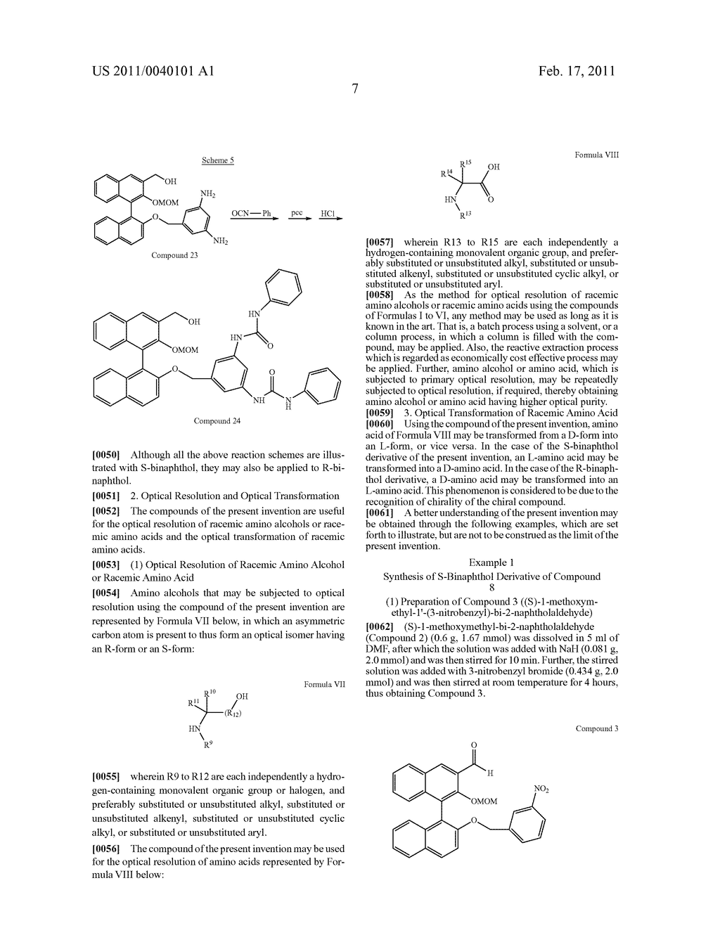 ALANINE RACEMASE CHIRAL BINAPHTHOL DERIVATIVE WITH POWERFUL HYDROGEN BOND DONOR, AND OPTICAL RESOLUTION AND OPTICAL TRANSFORMATION METHODS USING THE SAME - diagram, schematic, and image 10