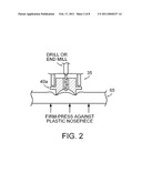 DRILL DEVICE AND METHOD FOR FORMING MICROCONDUITS diagram and image