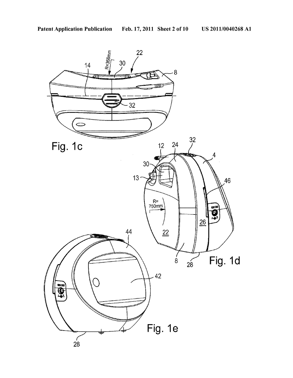 Device suitable for carrying on the body of a user to generate vacuum for medical applications - diagram, schematic, and image 03