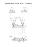  EXTENSIBLE LAMINAR MATERIAL, PARTICULARLY FOR SANTITARY ARTICLES, AND METHOD OF PRODUCING SAME diagram and image