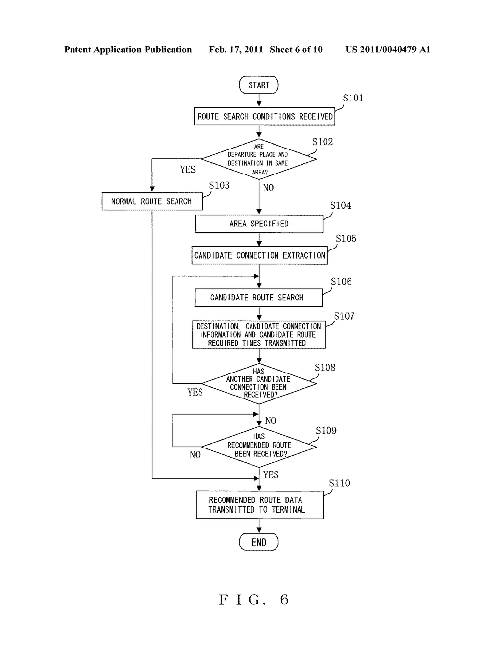 ROUTE GUIDANCE SYSTEM, ROUTE SEARCH SERVER, ROUTE GUIDANCE METHOD, AND TERMINAL - diagram, schematic, and image 07