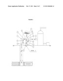 Online measurement system of radioactive tracers on oil wells head diagram and image