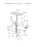 Online measurement system of radioactive tracers on oil wells head diagram and image