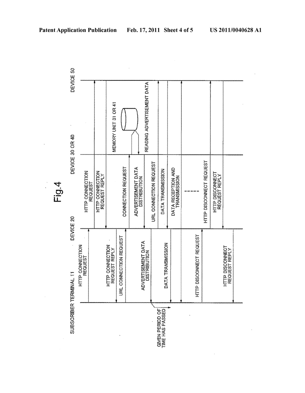  ADVERTISEMENT DISTRIBUTION SYSTEM, A DEVICE AND AN ADVERTISEMENT INSERTION METHOD USING A FEMTOCELL - diagram, schematic, and image 05