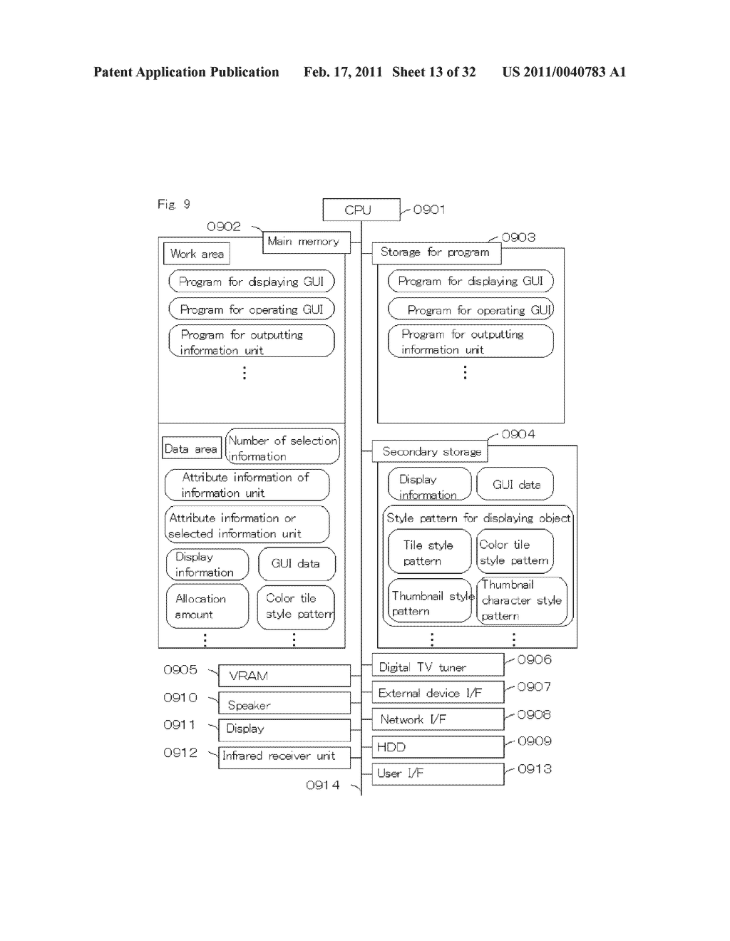 LIST DISPLAY METHOD AND LIST DISPLAY OF LARGE AMOUNT OF CONTENTS - diagram, schematic, and image 14