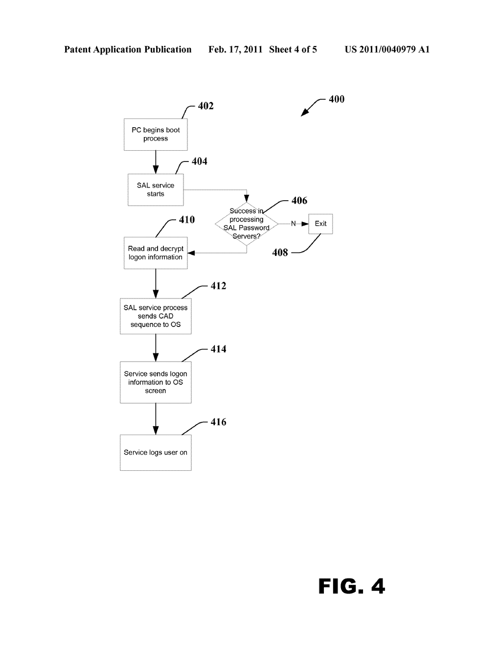 NETWORKED SECURE LOGON SYSTEM - diagram, schematic, and image 05