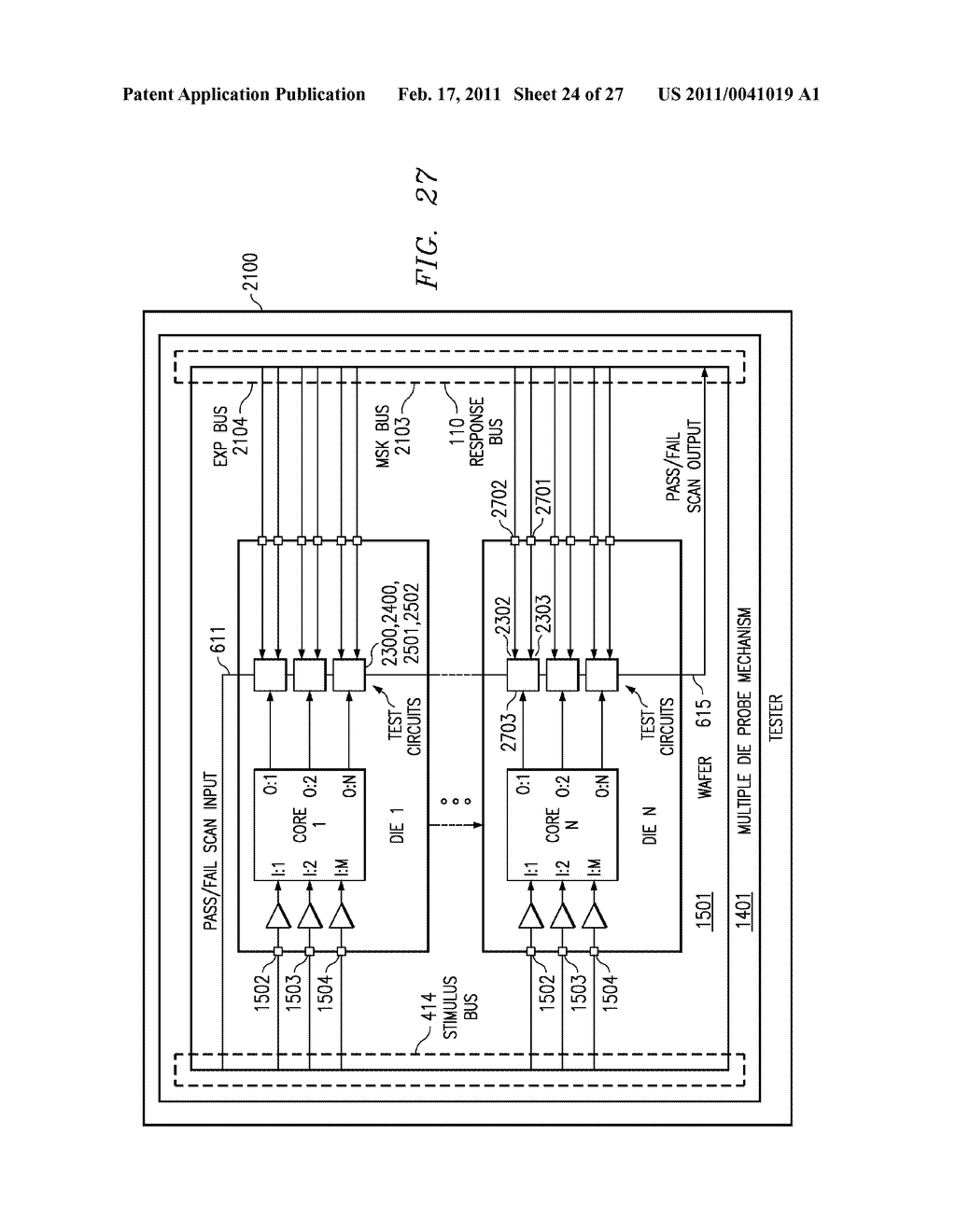 SCAN TESTING SYSTEM, METHOD AND APPARATUS - diagram, schematic, and image 25