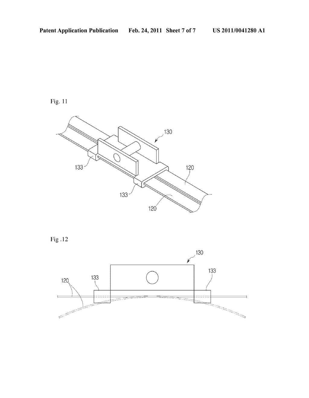 METHOD OF ASSEMBLING METAL CLAMP AND BODY SPRINGS OF WIPER BLADE FOR VEHICLE AND ASSEMBLY - diagram, schematic, and image 08