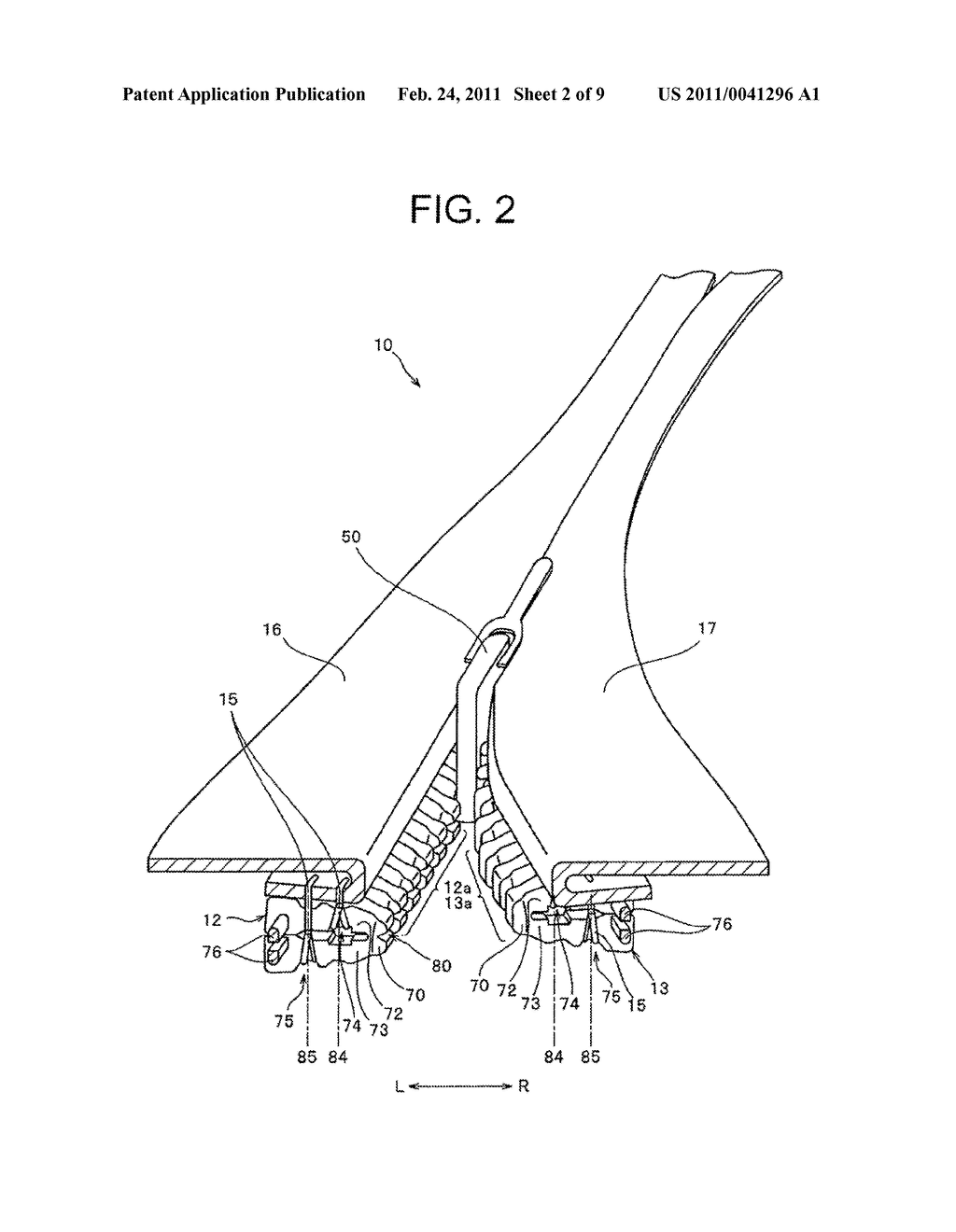 Slide Fastener - diagram, schematic, and image 03