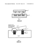 CONNECTION COMPONENT PROVIDED WITH INSERTS COMPRISING COMPENSATING BLOCKS diagram and image