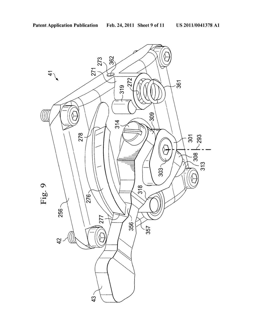 Method and Apparatus for Adjustably Supporting a Component in an Optical Sight - diagram, schematic, and image 10
