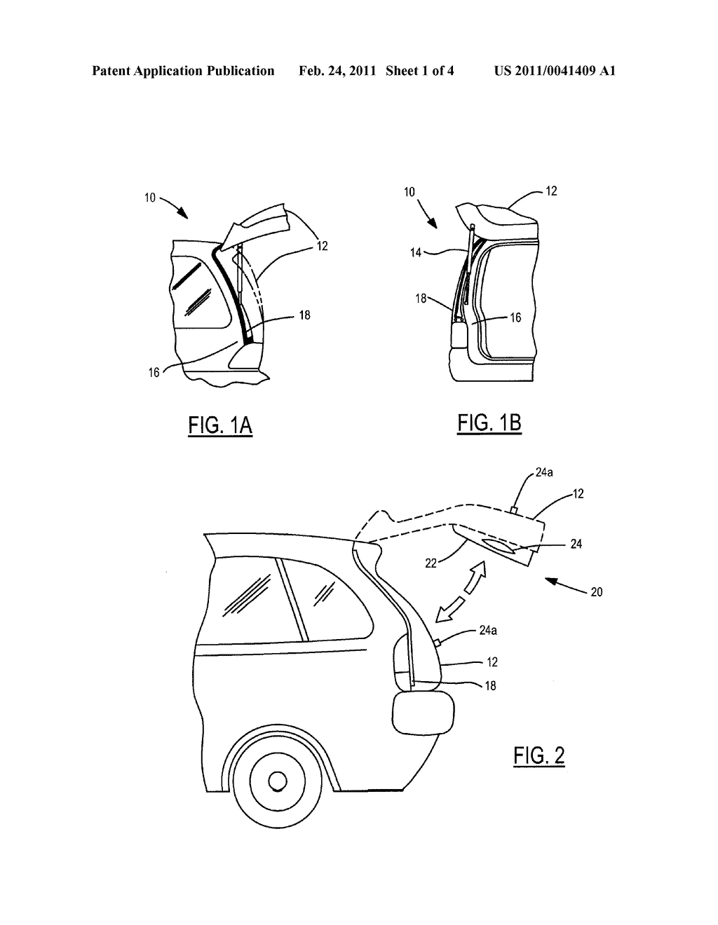 Vehicle Assemblies Having Fascia Panels with Capacitance Sensors Operative for Detecting Proximal Objects - diagram, schematic, and image 02