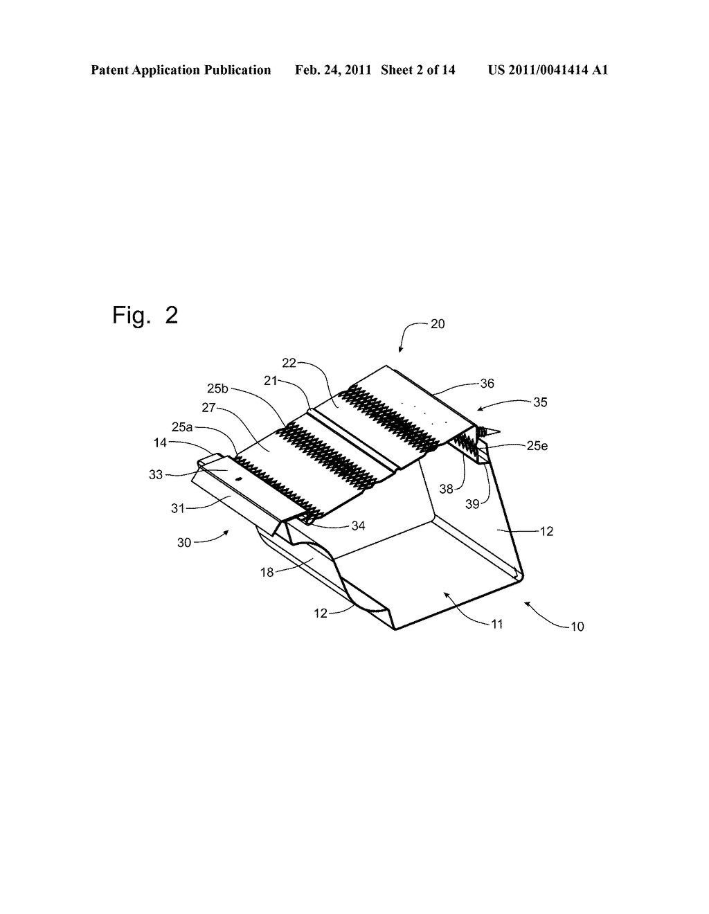 Expanded Metal Gutter Cover and Method of Installation - diagram, schematic, and image 03