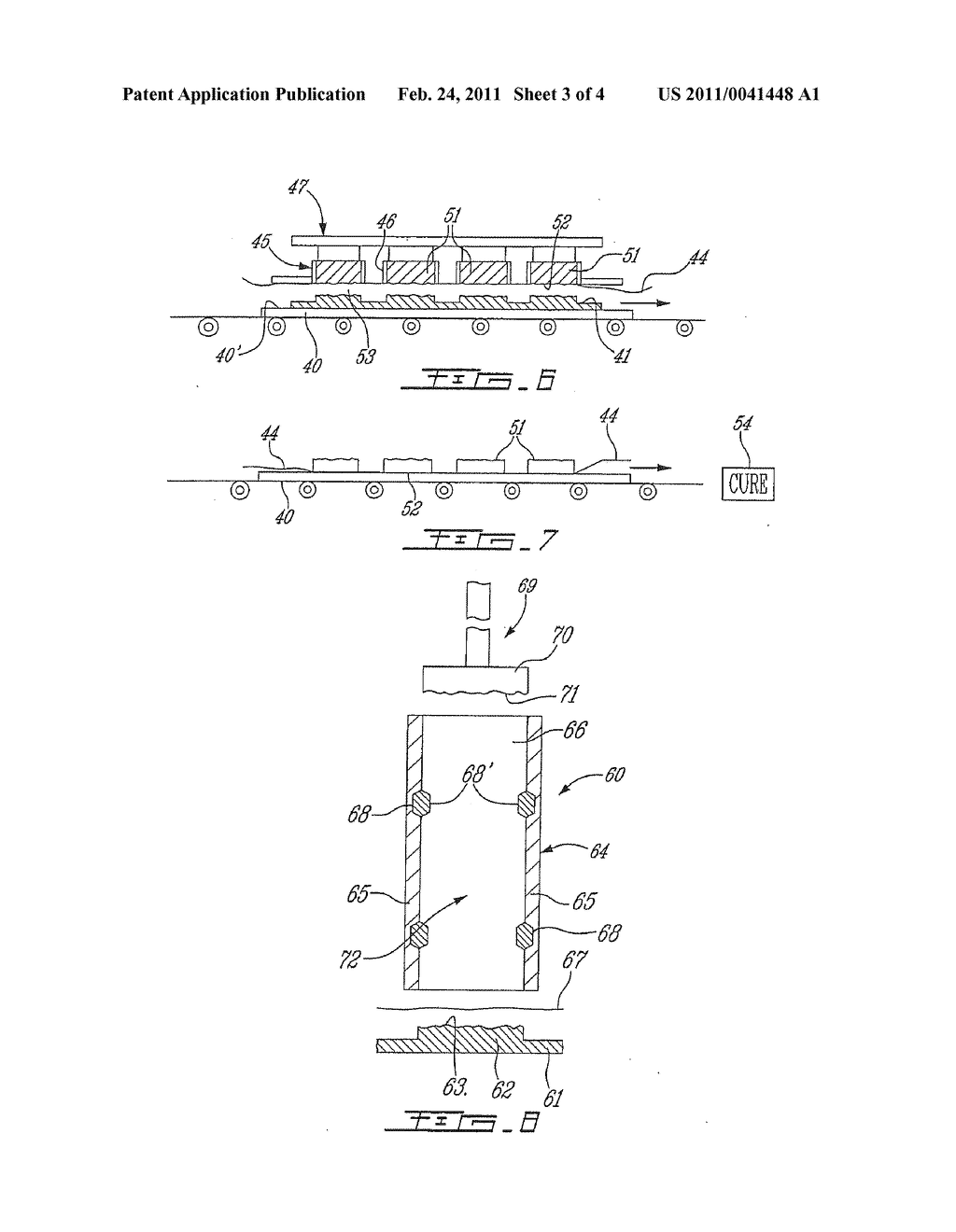 CASTED CONCRETE STONE WITH OPPOSED MOLDED TEXTURED SURFACES AND METHOD OF MANUFACTURE - diagram, schematic, and image 04