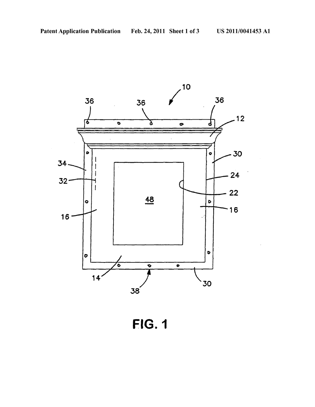 Method of framing a wall penetration - diagram, schematic, and image 02