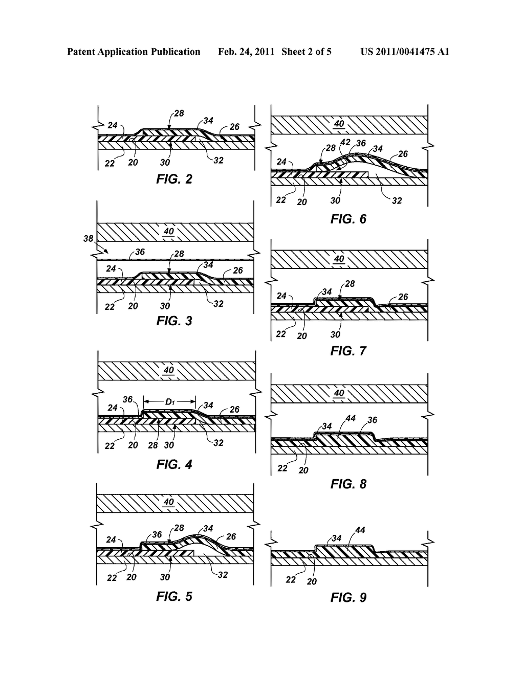 ELASTOMER STRUCTURES, ROCKET MOTORS INCLUDING ELASTOMER STRUCTURES AND METHODS OF FORMING STRUCTURES FROM LAYERED VISCOELASTIC MATERIALS - diagram, schematic, and image 03