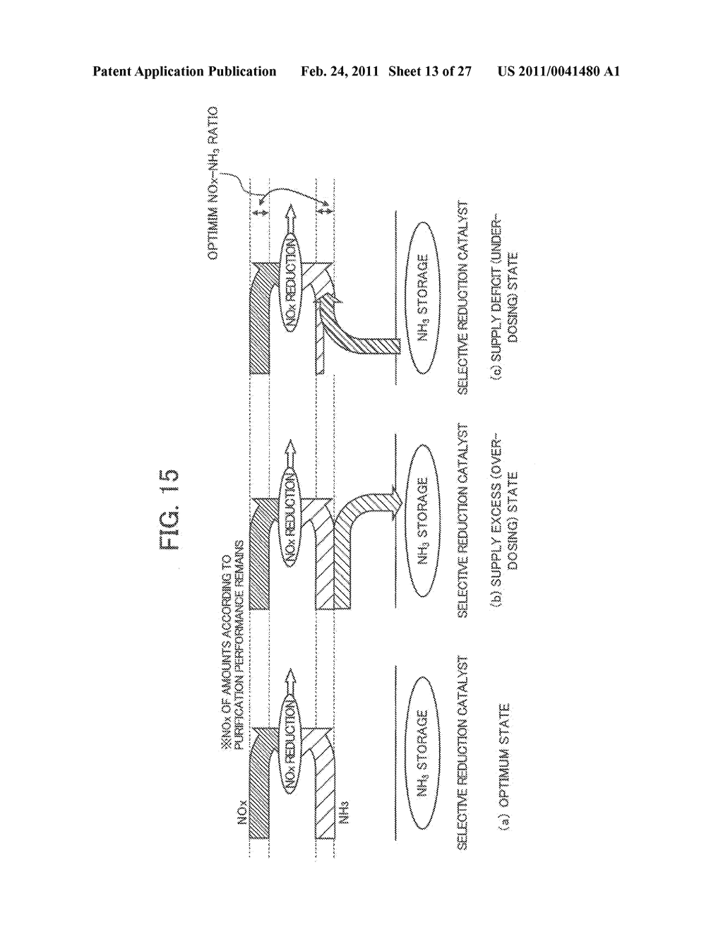 EXHAUST PURIFICATION APPARATUS FOR INTERNAL COMBUSTION ENGINE - diagram, schematic, and image 14