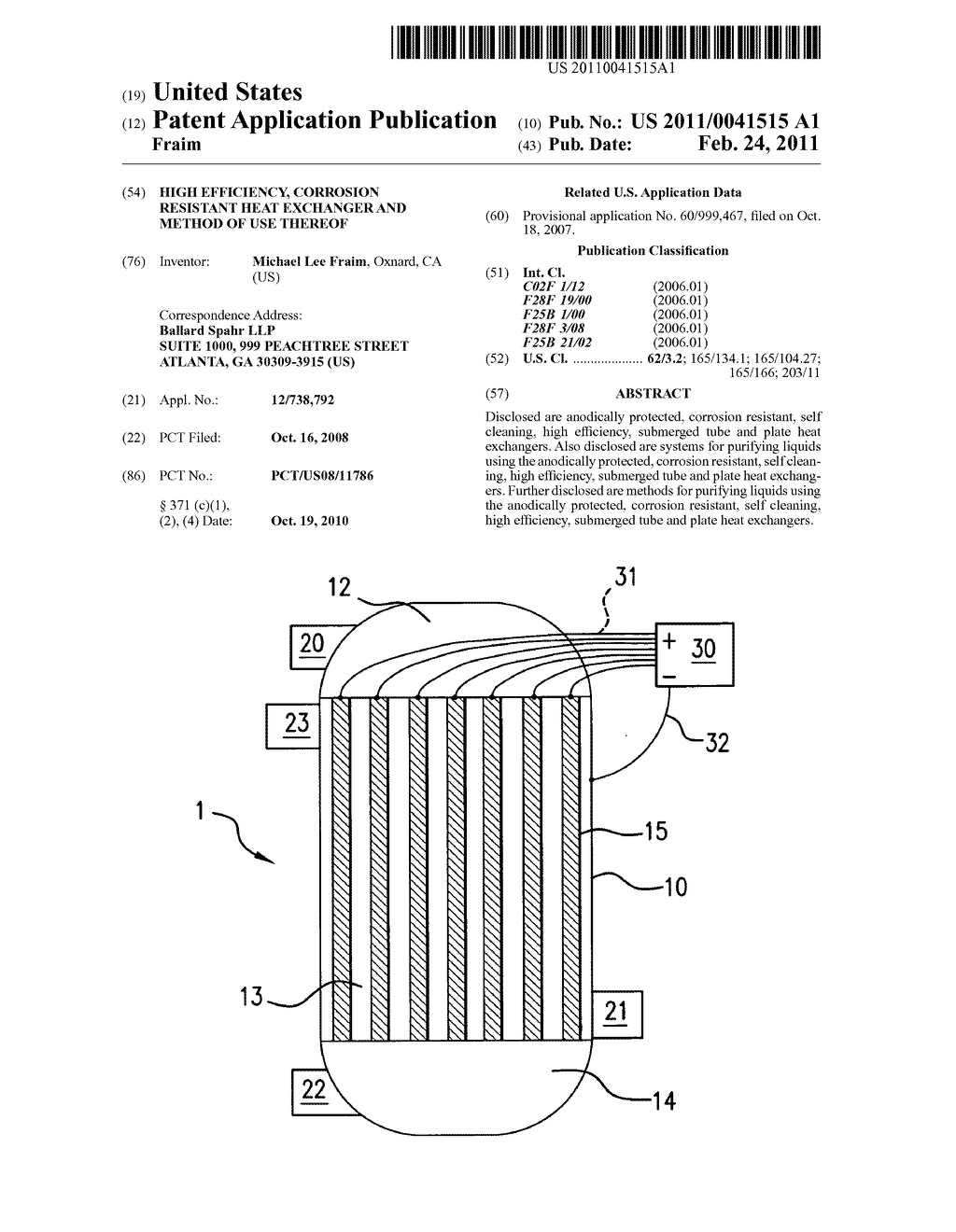 High Efficiency, Corrosion Resistant Heat Exchanger and Method of Use Thereof - diagram, schematic, and image 01
