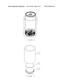 BEVERAGE CAN COOLER WITH SOUND DEVICE IN BOTTOM diagram and image