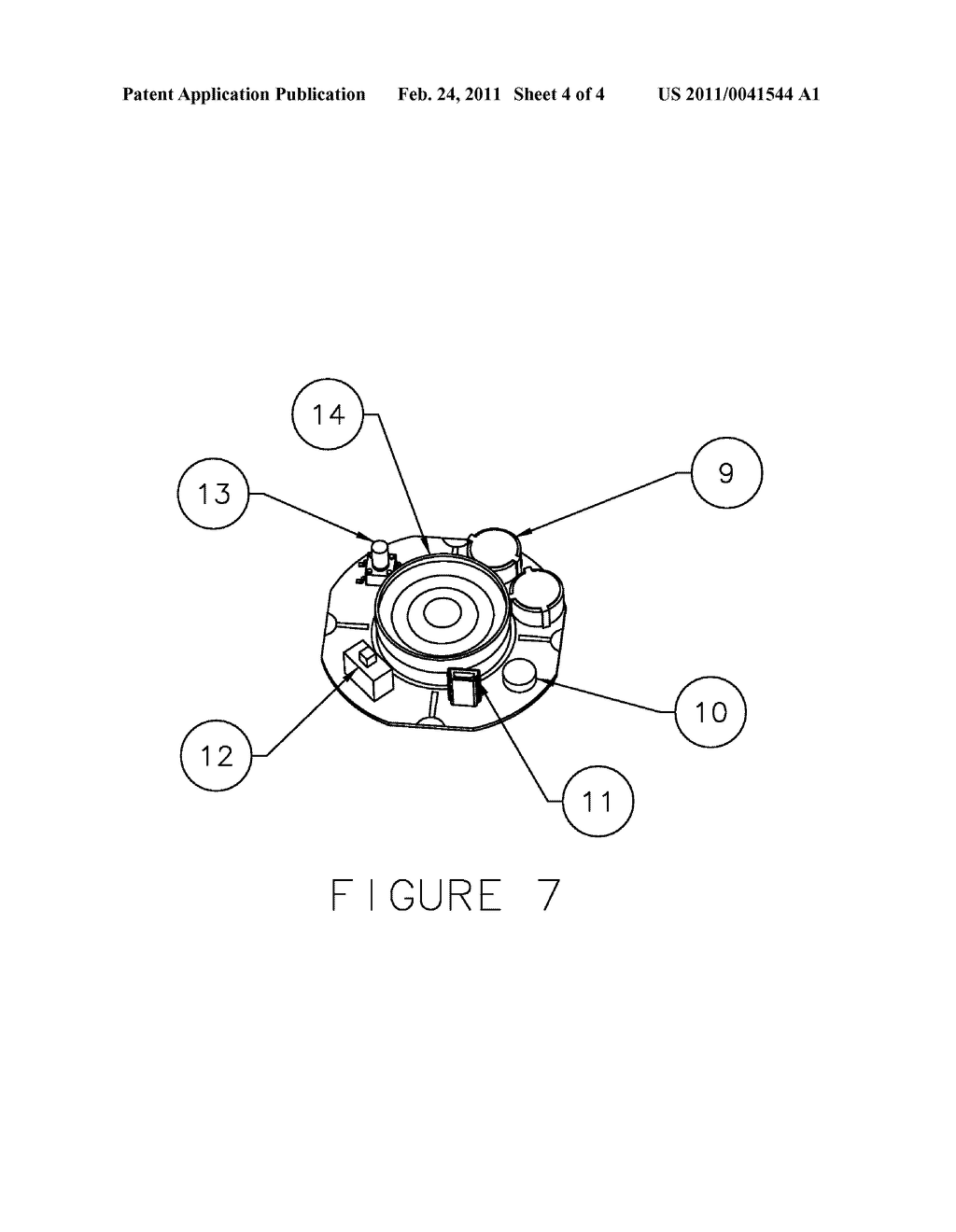 BEVERAGE CAN COOLER WITH SOUND DEVICE IN BOTTOM - diagram, schematic, and image 05