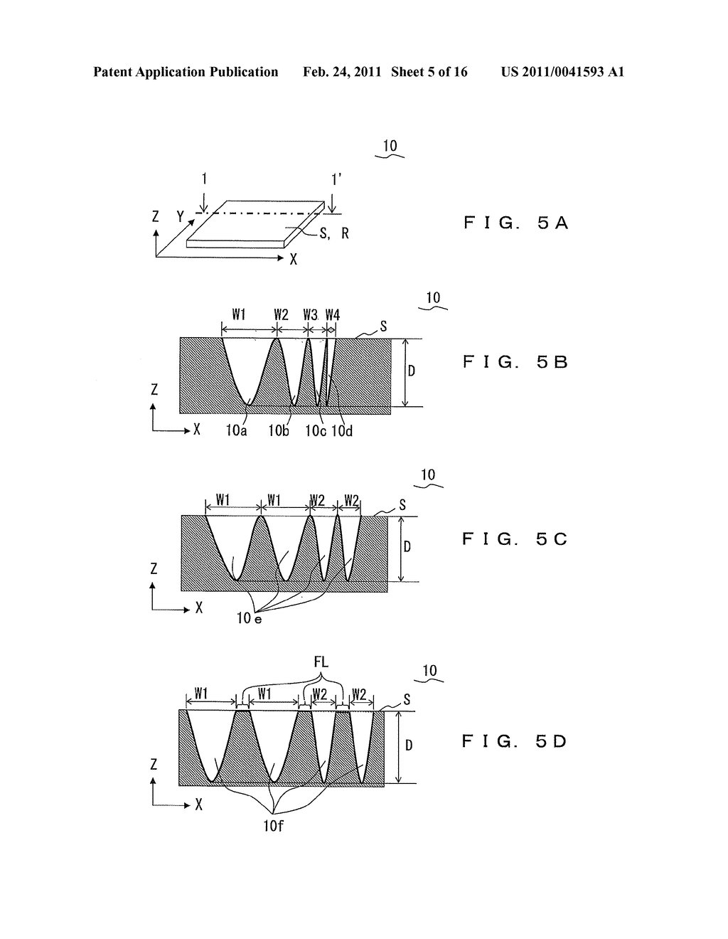 MATERIAL MEASURES FOR USE IN EVALUATING PERFORMANCE OF MEASURING INSTRUMENT FOR MEASURING SURFACE TEXTURE - diagram, schematic, and image 06