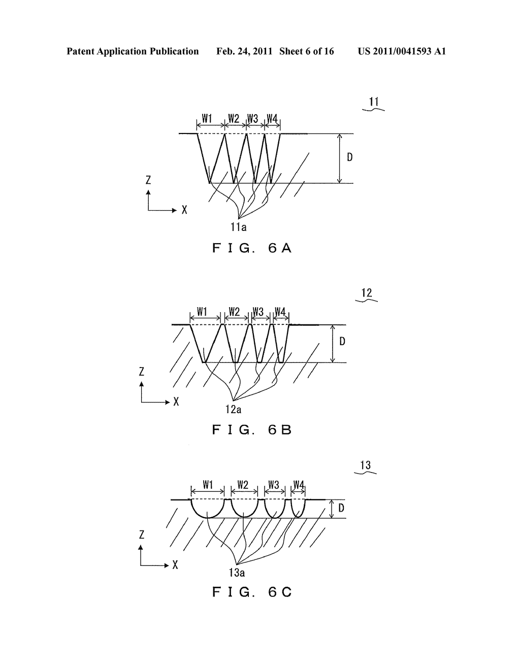 MATERIAL MEASURES FOR USE IN EVALUATING PERFORMANCE OF MEASURING INSTRUMENT FOR MEASURING SURFACE TEXTURE - diagram, schematic, and image 07