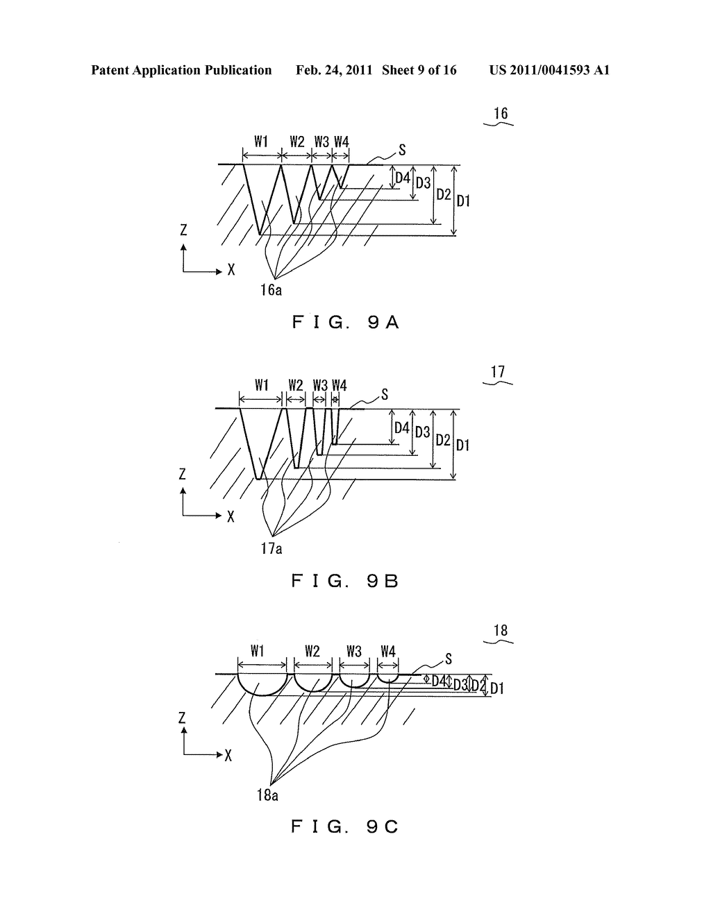 MATERIAL MEASURES FOR USE IN EVALUATING PERFORMANCE OF MEASURING INSTRUMENT FOR MEASURING SURFACE TEXTURE - diagram, schematic, and image 10