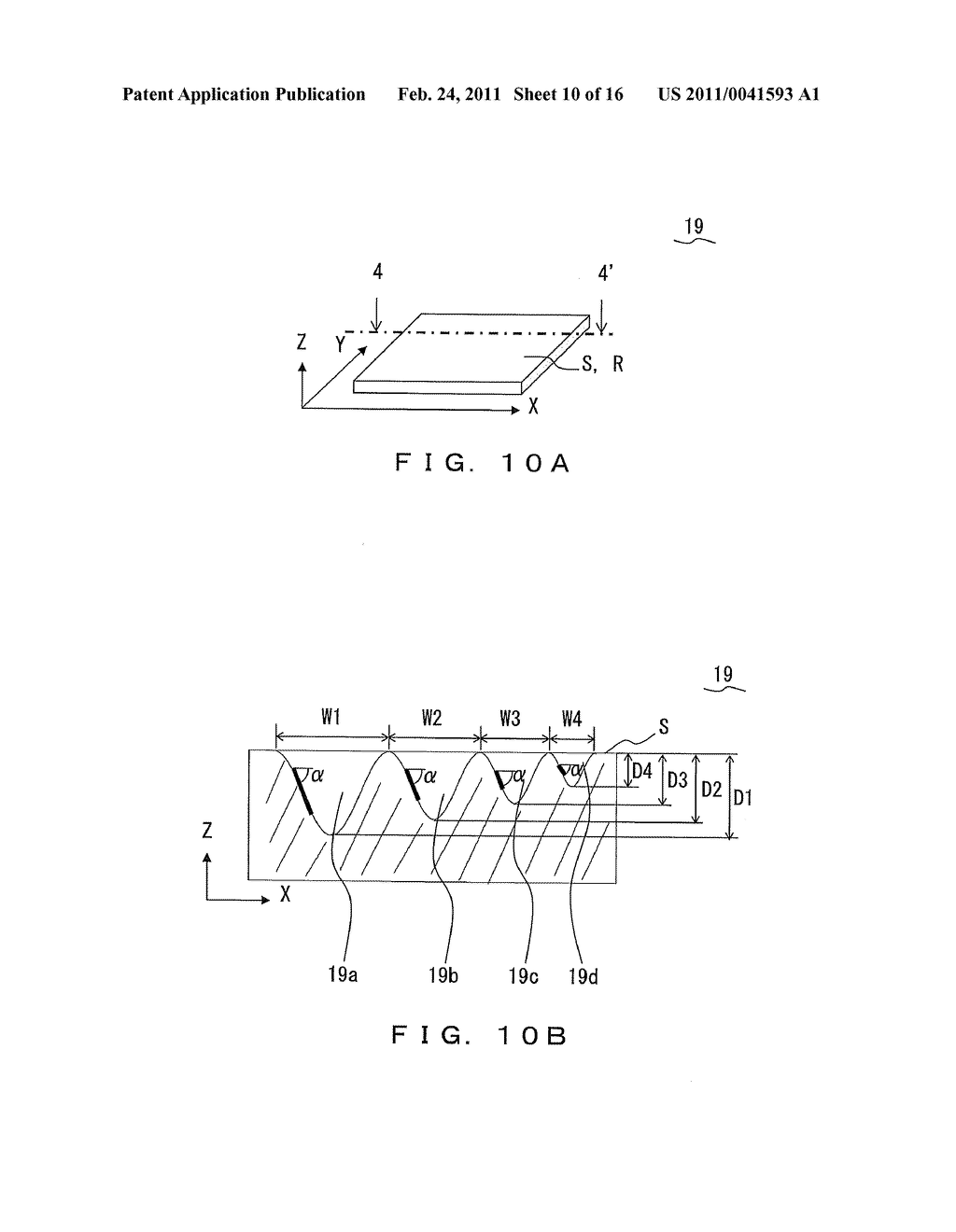 MATERIAL MEASURES FOR USE IN EVALUATING PERFORMANCE OF MEASURING INSTRUMENT FOR MEASURING SURFACE TEXTURE - diagram, schematic, and image 11