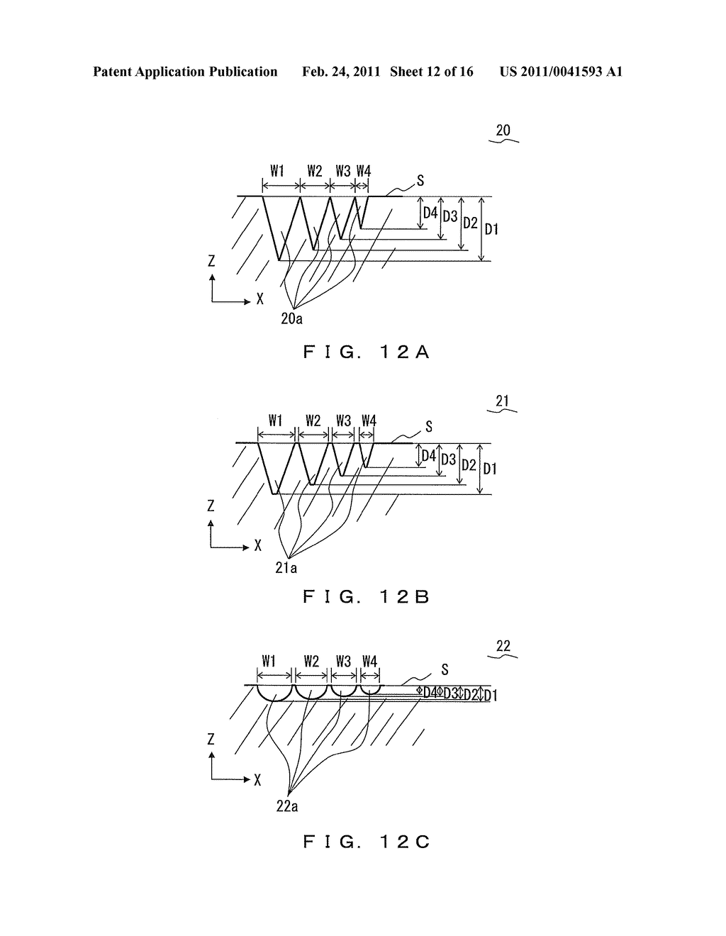 MATERIAL MEASURES FOR USE IN EVALUATING PERFORMANCE OF MEASURING INSTRUMENT FOR MEASURING SURFACE TEXTURE - diagram, schematic, and image 13