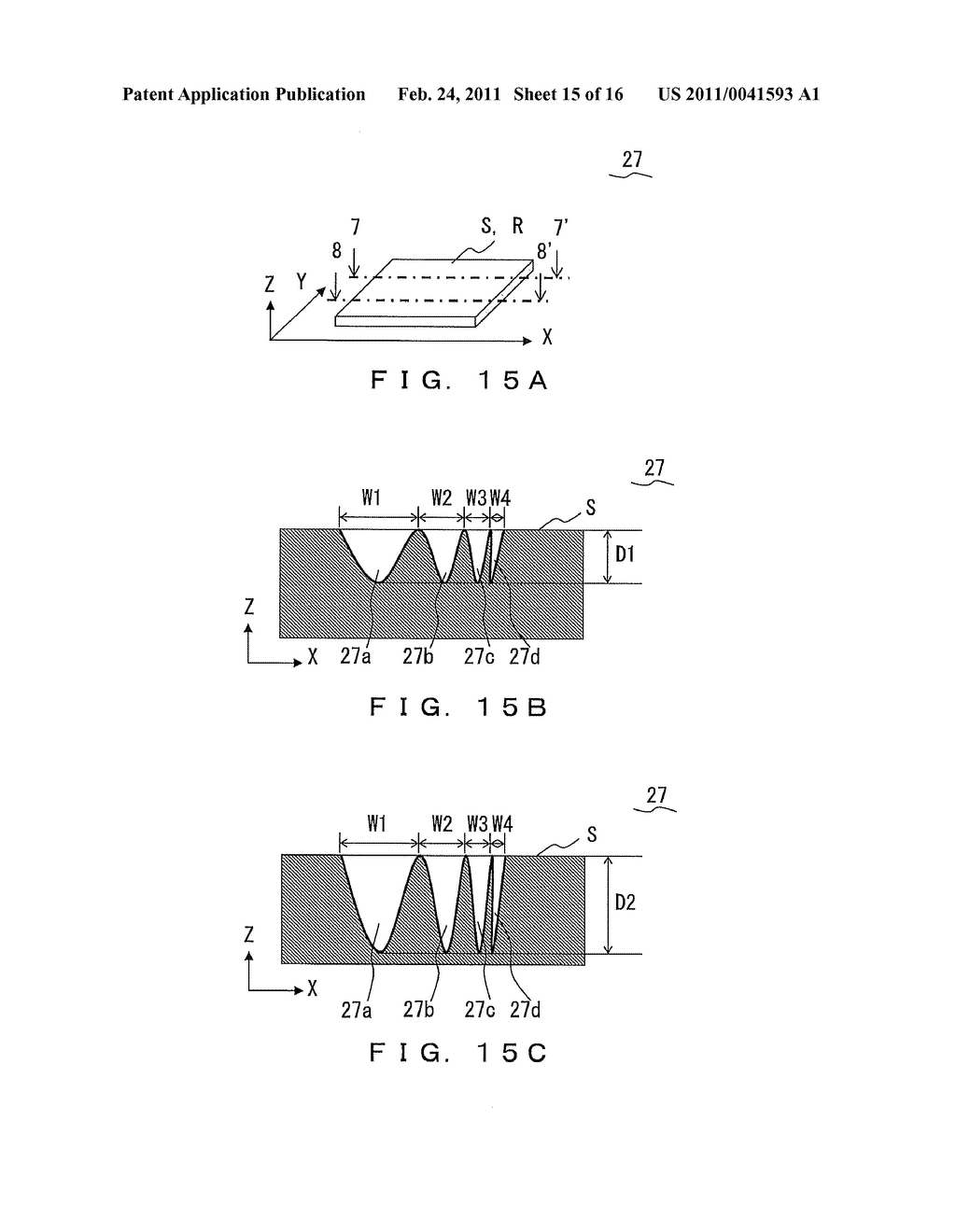 MATERIAL MEASURES FOR USE IN EVALUATING PERFORMANCE OF MEASURING INSTRUMENT FOR MEASURING SURFACE TEXTURE - diagram, schematic, and image 16
