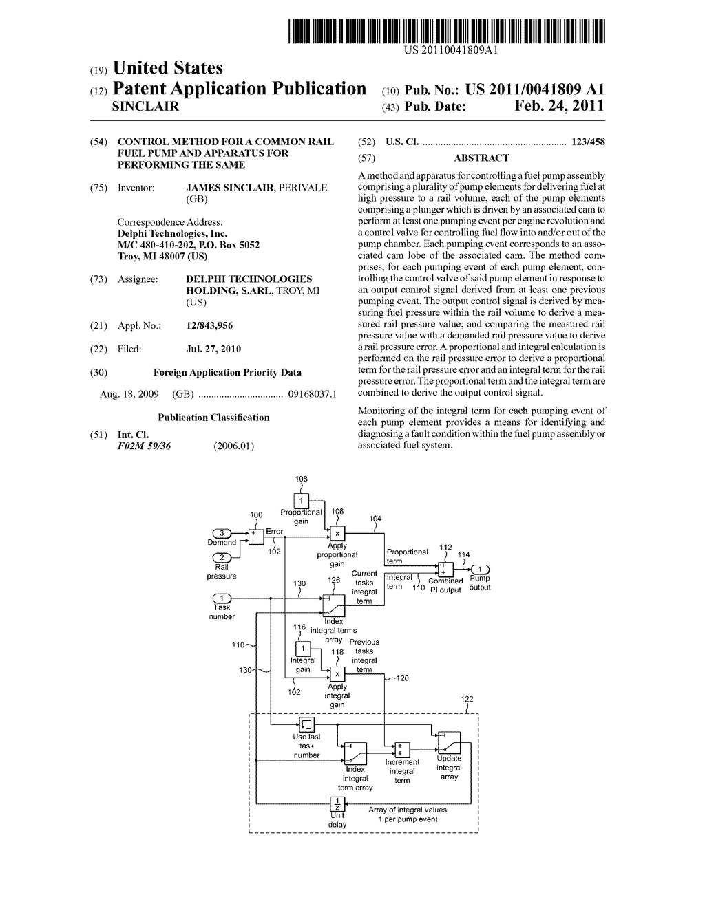 CONTROL METHOD FOR A COMMON RAIL FUEL PUMP AND APPARATUS FOR PERFORMING THE SAME - diagram, schematic, and image 01