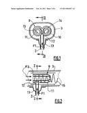 EXHAUST GAS RECIRCULATION DEVICE FOR AN INTERNAL COMBUSTION ENGINE diagram and image