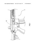 ASSEMBLY STRUCTURE OF AN ACTION AND A GAS CYLINDER diagram and image