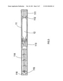 ASSEMBLY STRUCTURE OF AN ACTION AND A GAS CYLINDER diagram and image