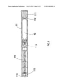 ASSEMBLY STRUCTURE OF AN ACTION AND A GAS CYLINDER diagram and image